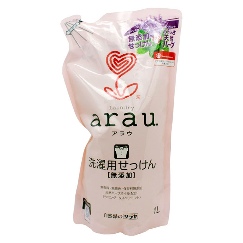 日本原装arau亲皙婴儿宝宝植物性洗衣液 (薰衣草) 补充装香港直邮