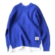 Shaoxia giả hai mảnh khâu cổ áo len áo len mùa thu và mùa đông Nhật Bản raglan tay áo retro blazer nam Kéo qua