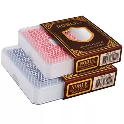 Taiwan Guogao plastic playing card double-sided frosted Texas bridge high-end Bosboard NOBLE1805 06