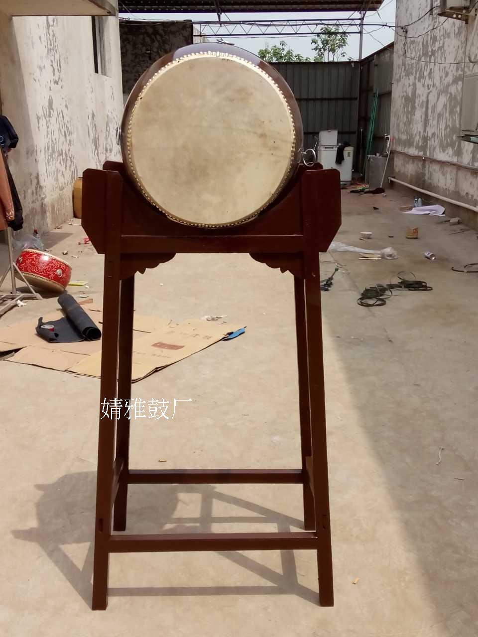 Standing Drum Hall Drum Cowhide Mighty Wind Drum 1416 inches 18 inches 20 inches 24 inches War Drum Send solid wood vertical drum frame