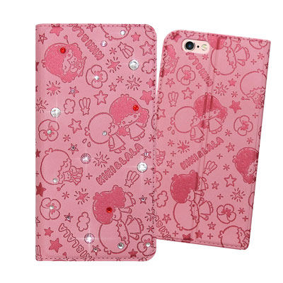 Binary neutron star iPhone 6S 6 Plus color drill embossed magnetic leather set (Kiss double neutron star)