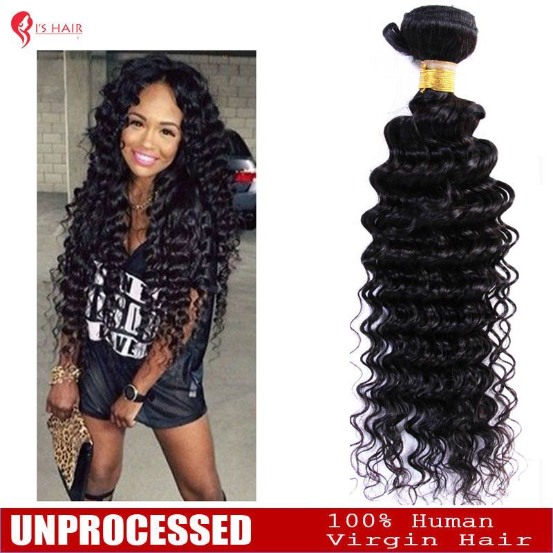 Brazilian human virgin hair deep wave 巴西真人发小卷曲发帘