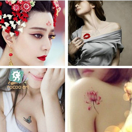 Beauty plan photo jewelry wedding photography props costume photo studio girls personal couple tattoo stickers stickers