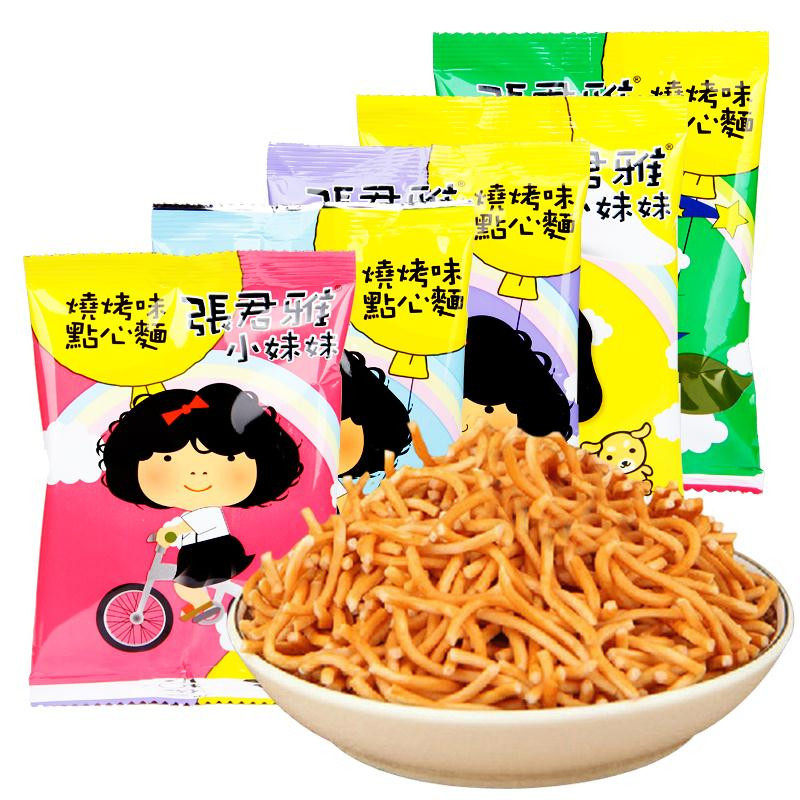 【苏宁易购】张君雅小妹妹点心面 烧烤味 22g*5/袋