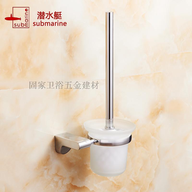 Submarine Bathroom Accessories Stainless Steel Long Handle Toilet Cleaning Brush Set with Base Gh16 Submarine Bathroom Accessories Stainless Steel Long Handle Toilet Cleaning Brush Set with Base Gh16
