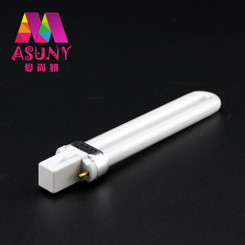 美甲工具用品 光疗机灯管 9W UV电子灯管紫外线烤灯光疗甲油胶用