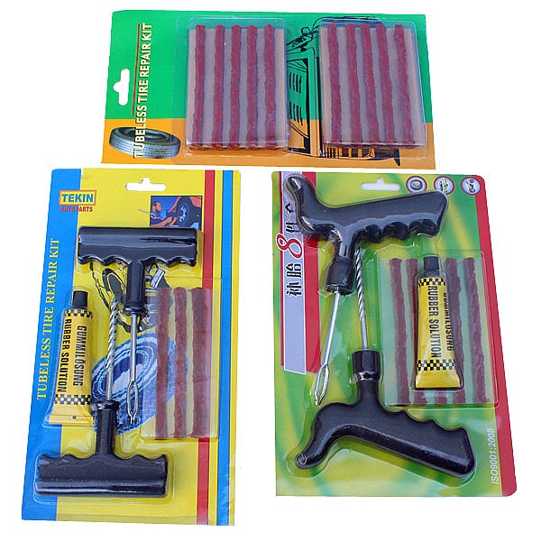 汽车补胎工具套装真空轮胎摩托电动车补胎工具胶条快速胶水液