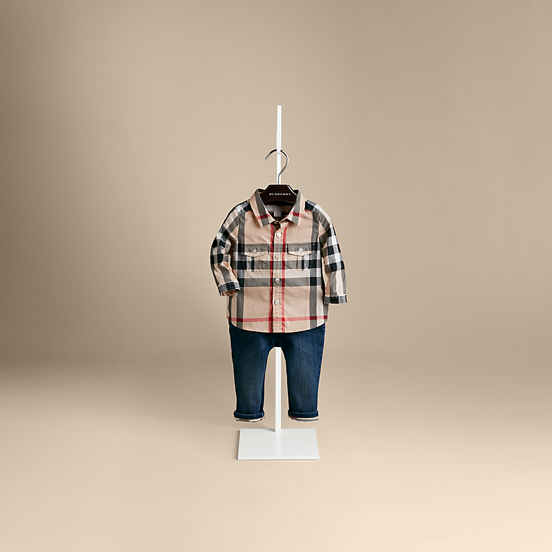 Burberry博柏利 格子棉质衬衫 39134741