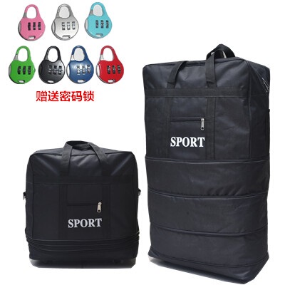 158 Aviation Checked Bag Universal Wheel Super Large Capacity Moving Study Abroad Suitcase Foldableing Luggage Bag Airplane