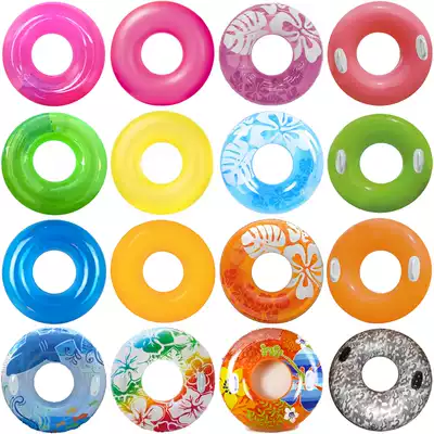 INTEX adult swimming ring enlarged thickened male and female life buoy large inflatable floating circle underarm circle