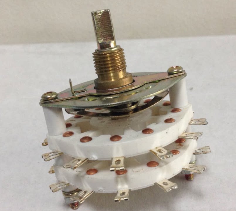 KCZ medium band switch multi-speed switch rotary switch two double 2-layer 6-knife 3-speed 3-position screw 2