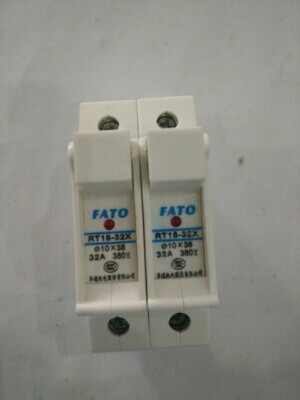 Factory direct sales FATO Huatong electromechanical brand RT18 series cylindrical cap fuse RT18-63-2P base