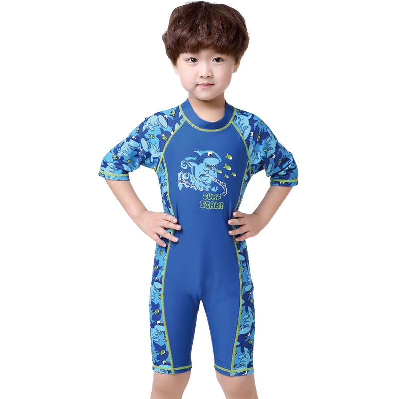 YIAYIN Asian Tassel unisex ONE-piece nylon skin protection beach surfing children's swimsuit Snorkeling ISLAND equipment