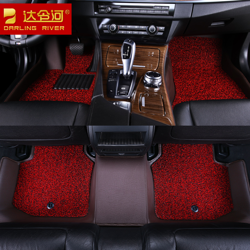 沃尔沃V60 XC60 S80L 汽车脚垫名图 IX35 全新胜达索纳塔丝圈地毯