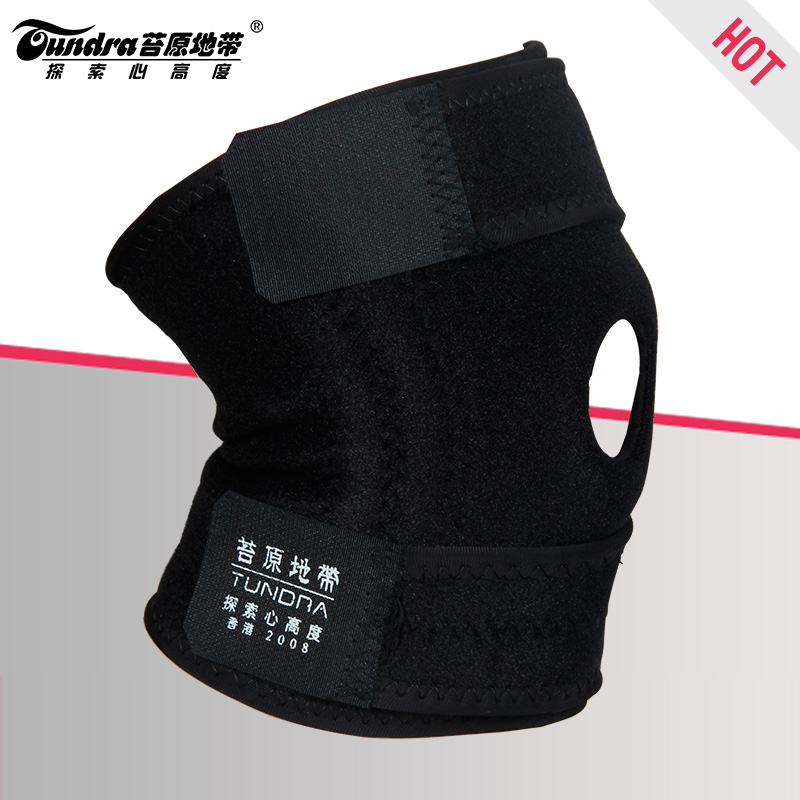 Tundra belt professional sports knee pad mountaineering knee pad 4 spring breathable SBR breathable dry 3D comfortable external use