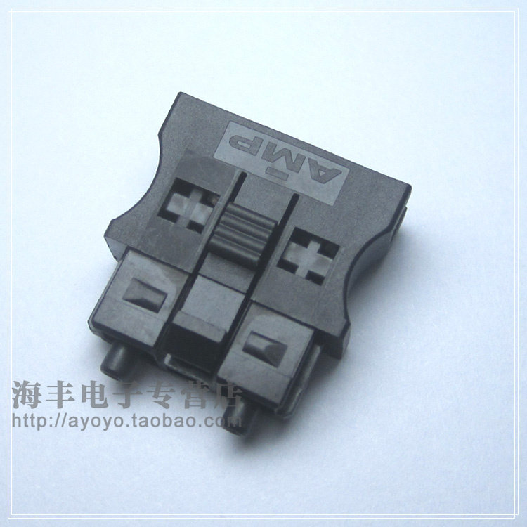 Homegrown AMP 1123445-1 FANUC optical fiber connector Mitsubishi MR-J3BUS fiber plug 2P new