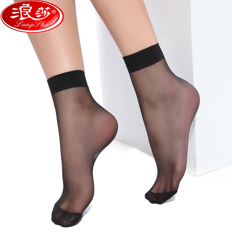 30 Double Sina Sisters Short Silk Sox Sox Sox Summer Goose Down Bag Core Silk Short Socks Female Short Silk Stockings Socks