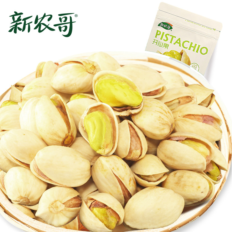 【天猫超市】新农哥开心果168g 坚果炒货 办公休闲零食
