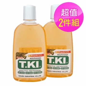 【T.KI 铁齿】蜂胶漱口水(350ml买一送一)共四瓶