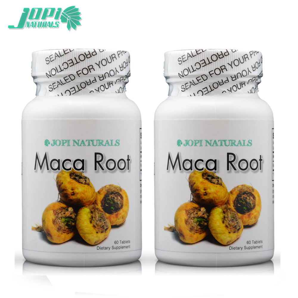 美国直邮 Jopi玛卡精华片maca马卡玛珈900mg60粒x2瓶解疲劳亚健康