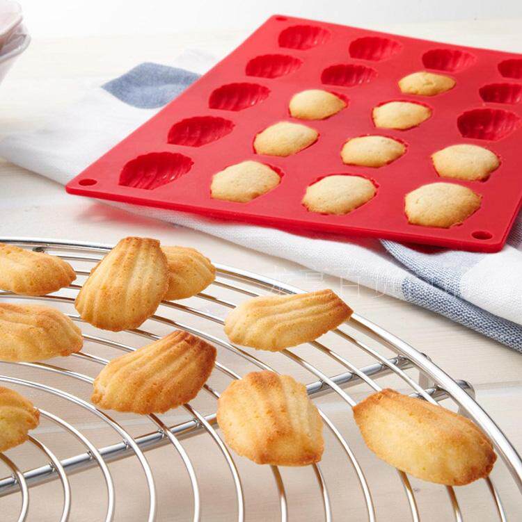 Exported to Europe and America 20 even Madeleine shell food grade silicone cake die nationwide