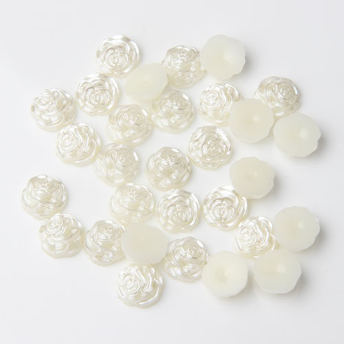 15mmabs Rose Imitation Pearl Shoe Suit Beauty Material Wedding Dresses Accessories Dance Suit New 100