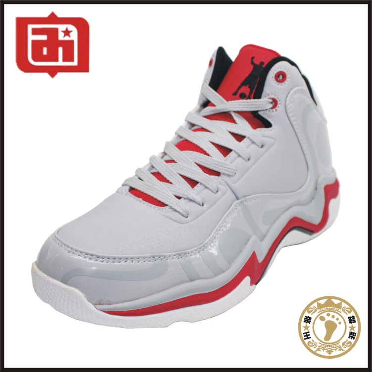Iverson Basketball Shoes Spring and Autumn Men's Mid-Top Basketball Sneakers Shock-Absorbing Non-Slip Gray New Combat Boots Wear-Resistant Shoes