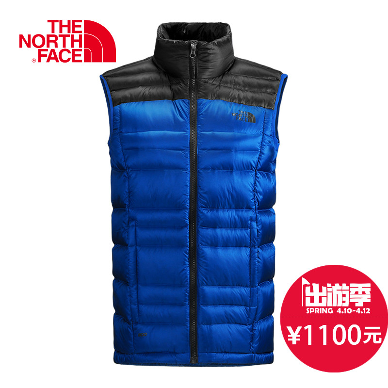 【2015秋冬新款】THE NORTH FACE/北面 男款羽绒马甲 CKZ4