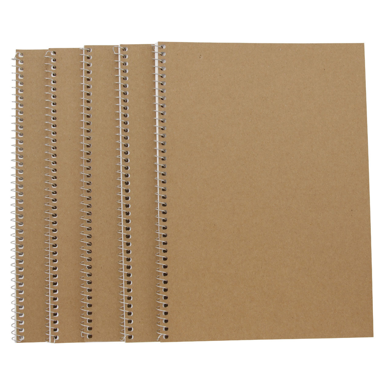 无印良品MUJI 原浆纸单环笔记本/5册组