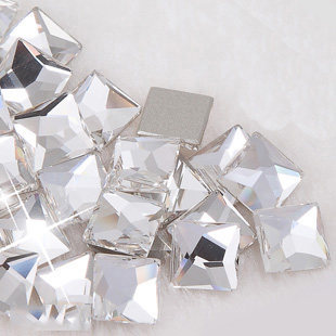 KaSi四方形水钻美甲装饰水钻贴钻工具:10mm*10mm 2颗装