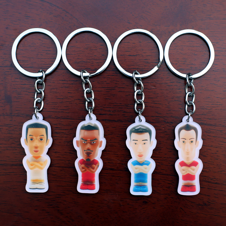 Creativity Lin Dan Li Zongwei Big Four Days Wang Gong Tsai Badminton Pendant Key Buckle Ornament Badminton Lock Key Button
