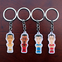 Créativité Lin Dan Li Zongwei Big Four Days Wang Gong Tsai Badminton Pendentif Key Buckle Ornament Badminton Lock Key Button