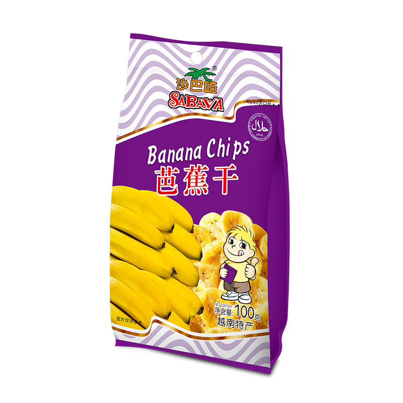 【天猫超市】越南进口沙巴哇香蕉片芭蕉干100g/袋 果脯零食品小吃