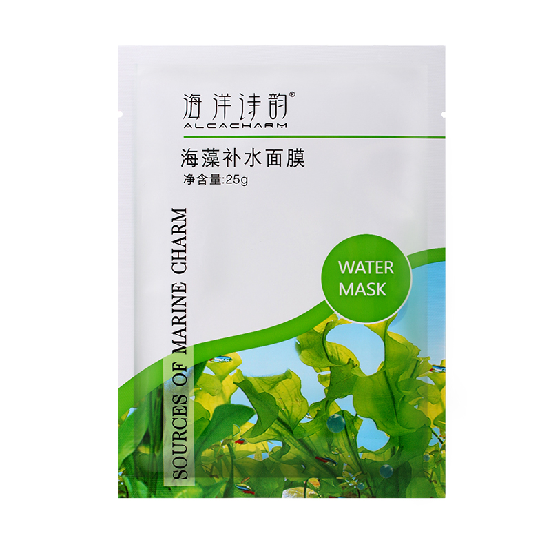 海洋诗韵海藻面膜贴补水保湿蚕丝面膜女修复紧致