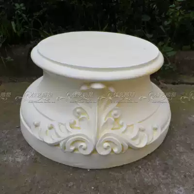 European-style fiberglass figure sculpture art living room outdoor floor decoration can be customized as a raised bottom Roman column