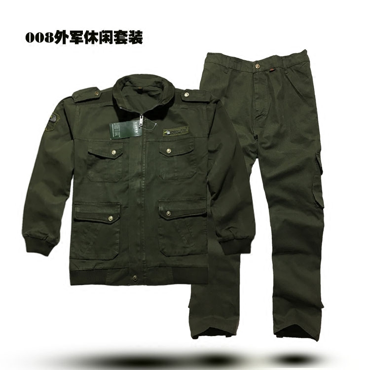 2018 new labor insurance work clothes suit Hongda Lu 008 foreign military casual wear cotton washed electric welding spring and autumn models