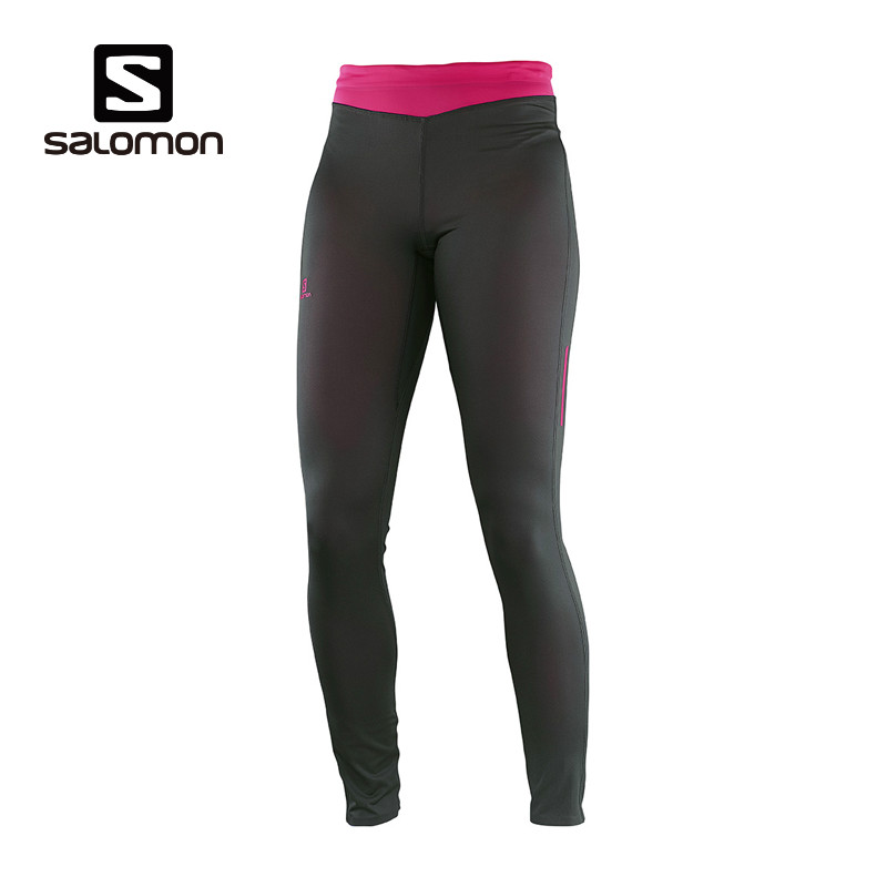 【2015秋冬新款】SALOMON/萨洛蒙 户外女款跑步长裤 374597