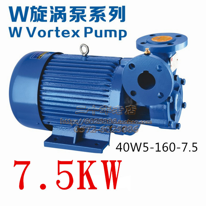 Open lee national standard W7 5KW flange interface single level straight continuous swirl pump centrifugal boiler pump booster pump circulation help pump