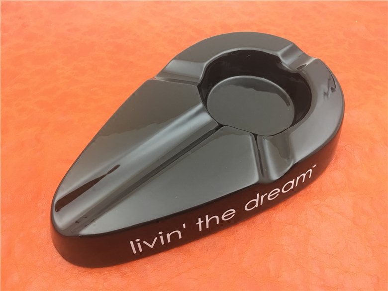 Xikar Livin the Dream Ashtray Cigar Ashtray Sikar Ceramic 4 bits