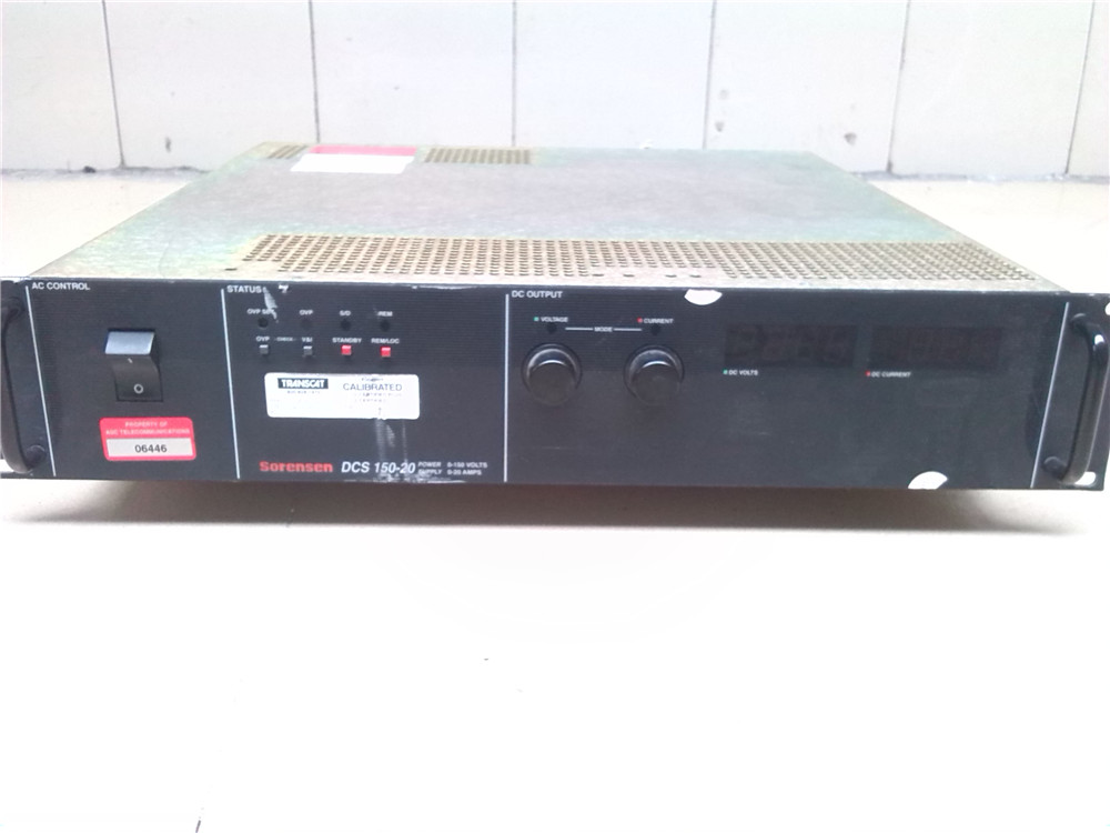 Sorenson DCS150-20 DC adjustable power supply 150V20A