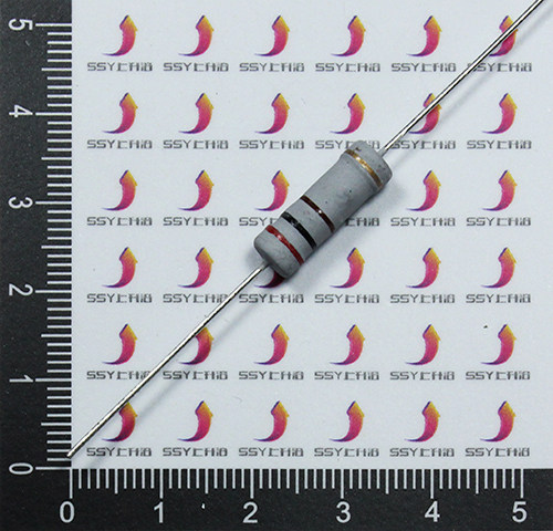 Carbon film resistor Plug-in resistor 3W 5% four-color ring 200k ohm 200K (20pcs)