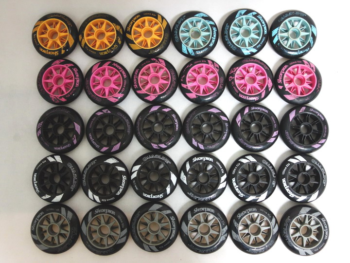 Handling the exit Foreign Competition 90MM 90MM 100MM 110MM 110MM pulley Wear Speed Skating Wheel Brushed Street Wheel