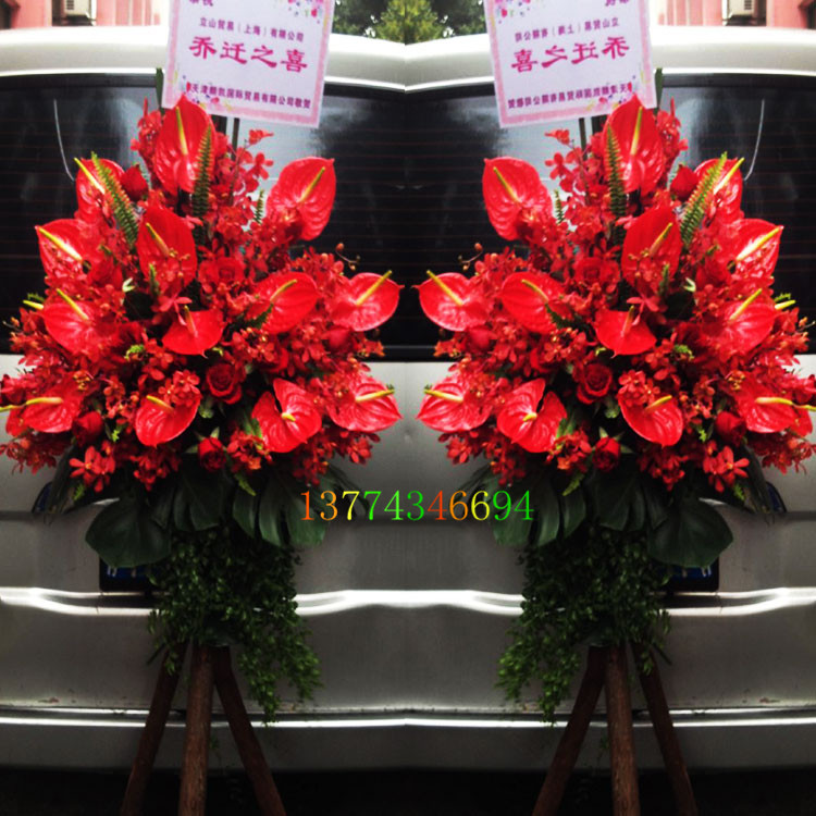 Concert Celebration Housewarming Flower Basket Opening Grand Opening Flower Basket Shanghai Pudong Huangpu District Delivery