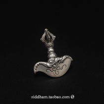 Xitan ~ 925 sterling silver Tibetan King Kong Capricorn Yue knife back Cloud card Bodhi Buddha beads handstring DIY accessories