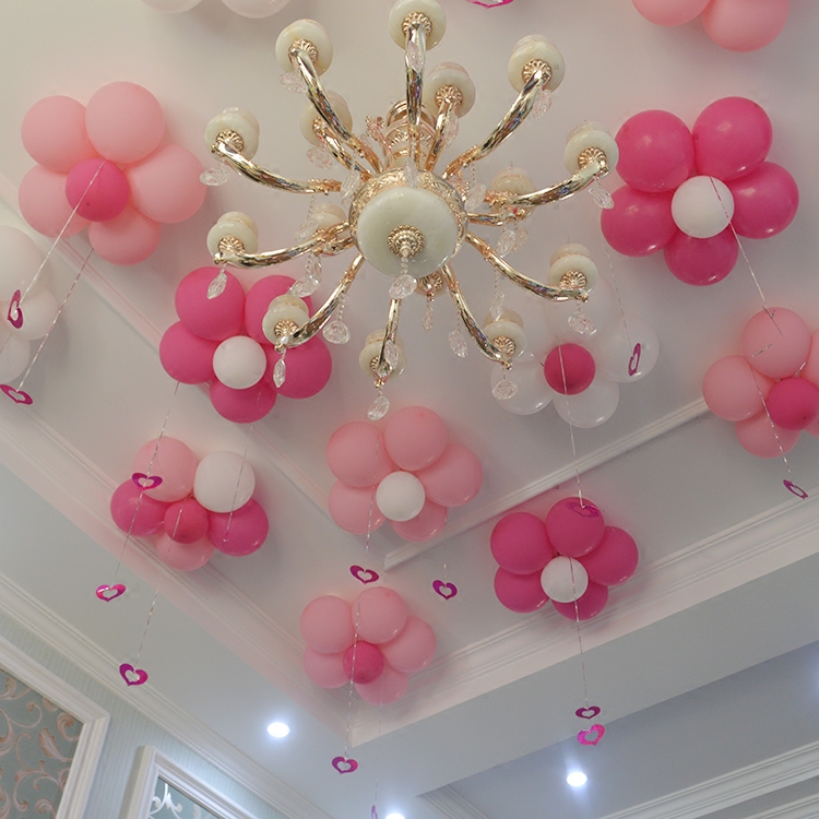 Wedding room decoration Creative Romantic Birthday party Balloon flower Proposal confession Wedding celebration decoration Balloon shop activities