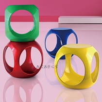 Modern art design hollow table and stool Features dual-use living room side stool shoe stool decorative side table Small round table