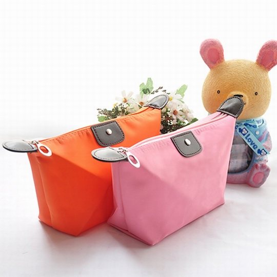 台湾官网直邮进口【iSFun】亮彩色调＊随身小化妆包/蓝