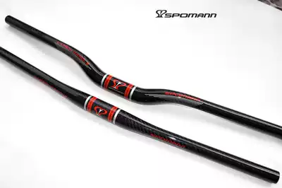 Sboman SPOMANN Carbon Fiber Mountaineering Bike Road Bike Cross 31 8 Straight Handle Red Standard