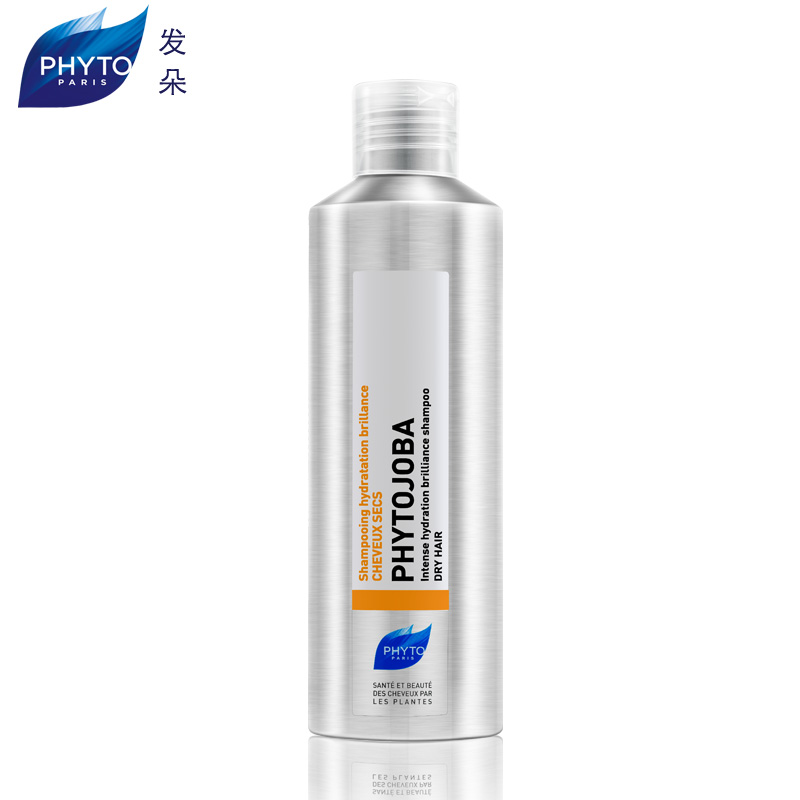 PHYTO发朵 进口荷荷芭无硅洗发水200ml 干燥粗糙 保湿滋润温和