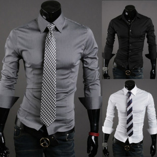 Универсальная рубашка, slim fit, корейский стиль